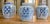Chinese Mid-Century Chinese Blue & White Double Happiness Pottery Ginger Jars - S/3 For Sale - Image 3 of 6
