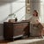 Large Antique European Oak Coffer, 18th Century For Sale - Image 6 of 14