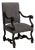 19th Century Brown Wood Club Chairs For Sale