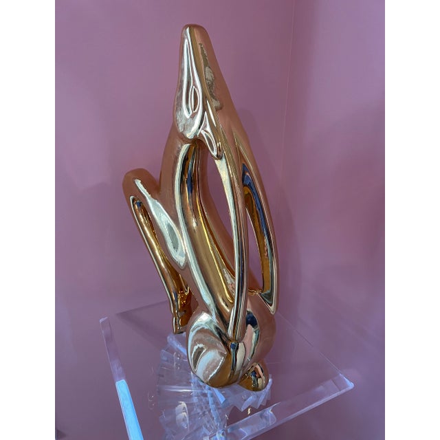 Contemporary 1980s Antler Deer Sculpture by Jaru of California For Sale - Image 3 of 9