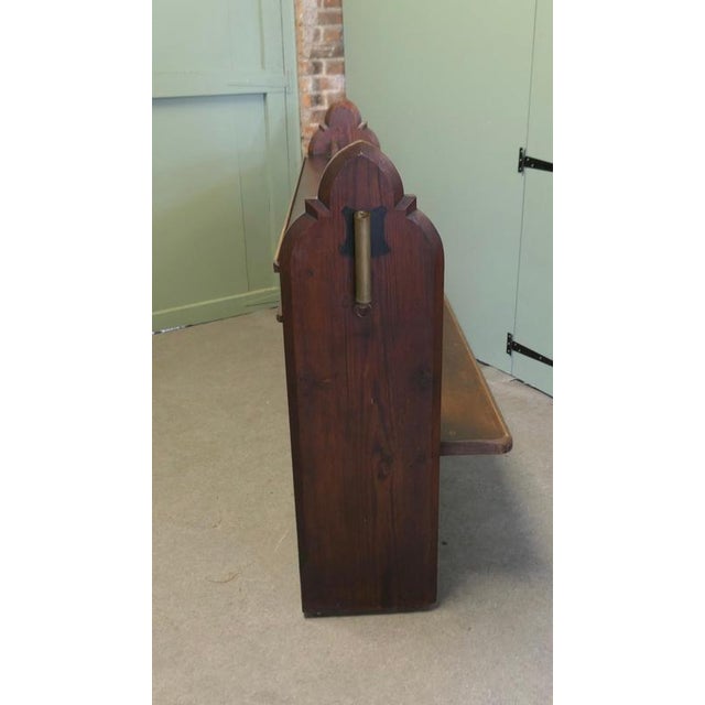 2 Pitch Pine Arts and Crafts Church Pews or Benches The benches are made in heavy pitch pine the sides are 1.5” thick and...