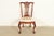 A gorgeous Chippendale or Georgian style side chair or dining chair In the manner of Baker Furniture USA, Circa 1980s...