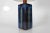 Tall sculpturel ceramic table lamp made by Søholm Stentøj, Denmark. Made circa 1960s. Decorated with midnight blue glaze...