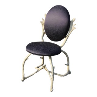 Attributed to Arthur Court Antler Side Chair 1970s For Sale