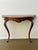 Late 19th Century Very Fine Louis XV Burl Walnut Narrow Wall Console /Table , Circa 1880. For Sale - Image 5 of 10