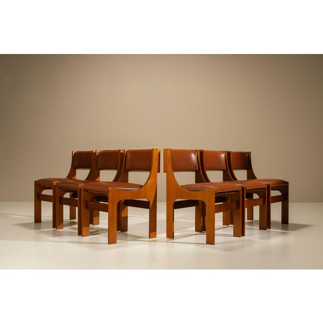 Model 273 Dining Room Chairs attributed to Franco Asnaghi, Italy, 1966, Set of 6 For Sale - Image 13 of 13