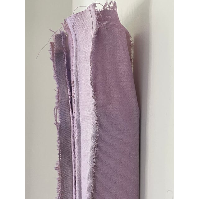 2020s "Tandem 01" Salvaged Materials Lilac Colorfield Wall Sculpture For Sale - Image 5 of 11