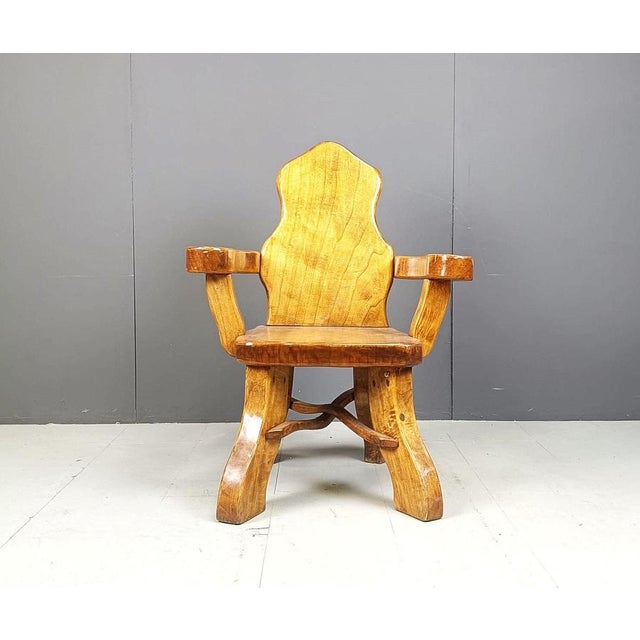 Vintage Brutalist Armchair, 1960s For Sale - Image 4 of 14