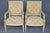 Pair French Louis XVI Style Parcel Gilt Armchairs For Sale - Image 4 of 11