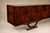 Brown Monumental Brazilian Rosewood Credenza With Geometric Veneer Work by Móveis Teperman, 1950s For Sale - Image 8 of 18