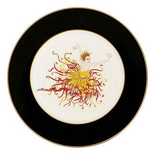 Ballerina Applause Plate in Decorative Porcelain, Japan, 1985 For Sale