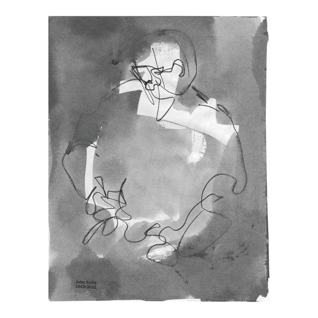 1970s Modern Figure Painting by John Reilly For Sale