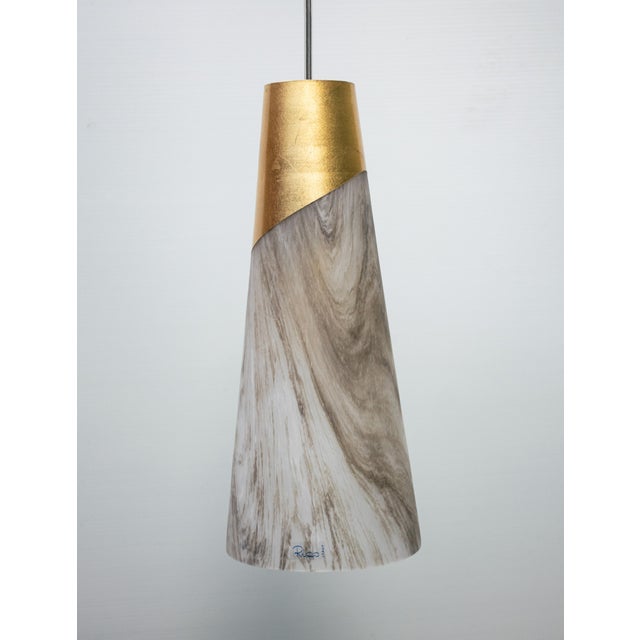 Hanging Light by Mariana Iskra for Ribo the Art of Glass For Sale - Image 4 of 5