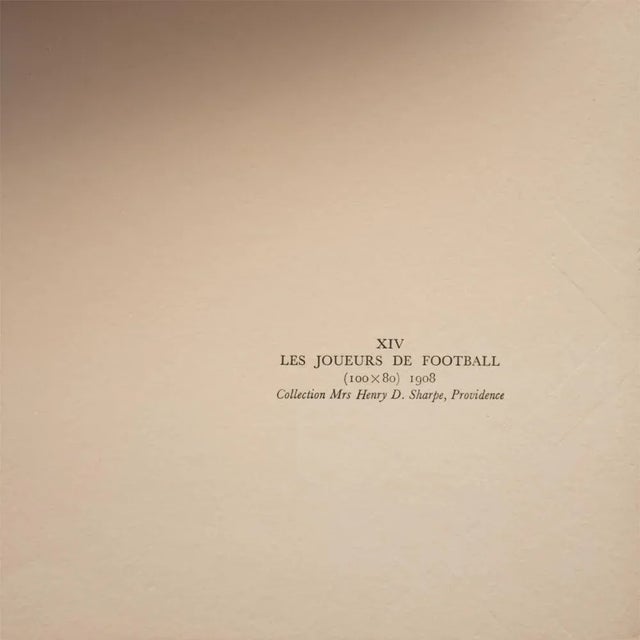 1951 After Henri Rousseau "The Football Players", First Edition Full-Color Parisian Print For Sale In Dallas - Image 6 of 8