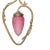 French 1900s French Light Pink Pendant For Sale - Image 3 of 5