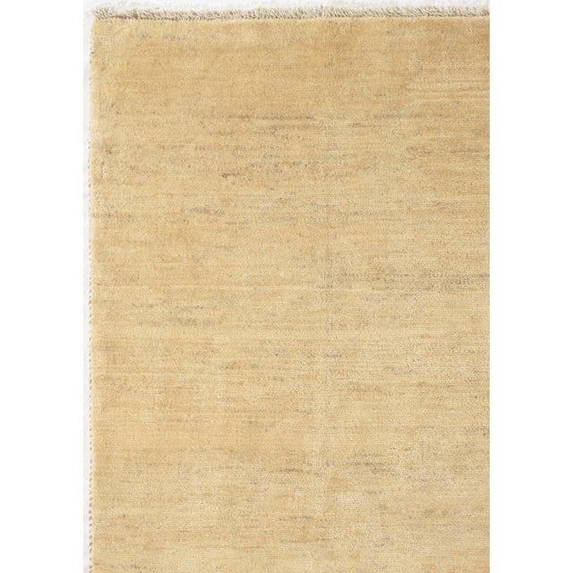 Vintage Hand-Knotted Persian Gabbeh Rug 6'7" X 9'7" For Sale - Image 4 of 5