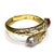 Gemstone Bochic “Orient” South Sea Pearl, Ruby & Sapphire Bangle Set In 18K Gold & Silver For Sale - Image 7 of 14