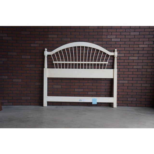 Ethan Allen Country French Full/Queen Wheatback Headboard Chairish