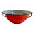 Vintage Large Scale Enameled Orange Bowl For Sale