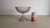 Transparent Vintage Pressed Glass Pedestal Compote Bowl For Sale - Image 8 of 8
