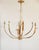 Gold Currey & Company Menefee Gilt Wrought Chandelier For Sale - Image 8 of 16