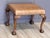 Mid 19th Century Chippendale Style Mahogany and Leather Upholstered Stool For Sale - Image 6 of 11