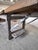 Wood Vintage Extra Long Rustic Farm Table For Sale - Image 7 of 13