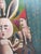 1970s Sergio Bustamante Surreal Illusionist Rabbit Painting 'Reason Behind the Designs' For Sale - Image 5 of 13