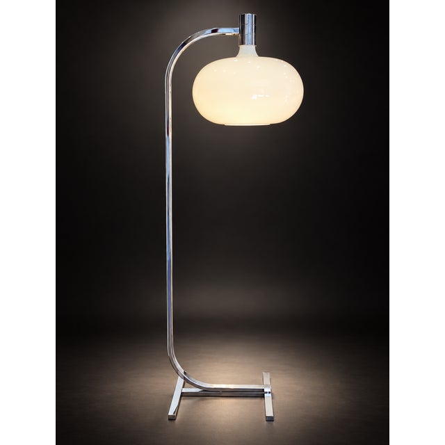 Glass Am/As Floor Lamp by Franco Albini, 1970s For Sale - Image 7 of 9