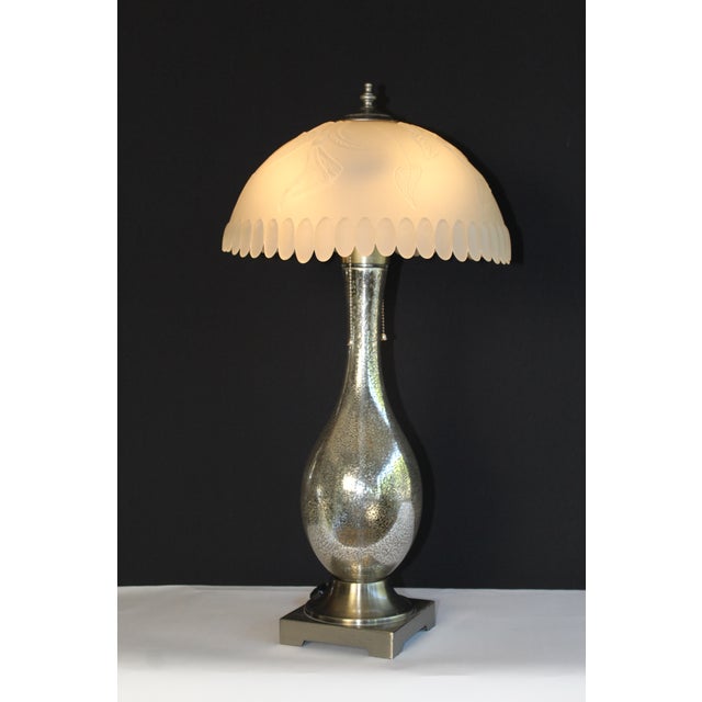 Mid 20th Century Cenedese Glass Style Lamp. For Sale In Miami - Image 6 of 11