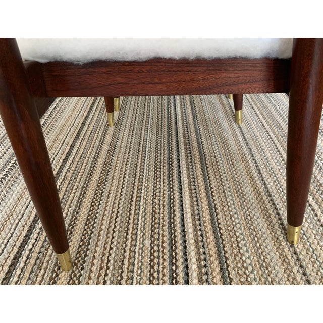 1950’s Pair of Restored Teak Chairs For Sale - Image 4 of 12