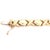 Modern 14 Karat Yellow Gold Fancy Link Bracelet For Sale - Image 3 of 10