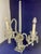 Transparent Vintage Pair of Large Regency Style Electrified Crystal Candelabrum For Sale - Image 8 of 18