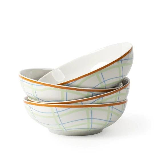 Start your day with the Grid Cereal Bowl’s modern take on gingham. It’s the perfect shape for scooping up every last bit...