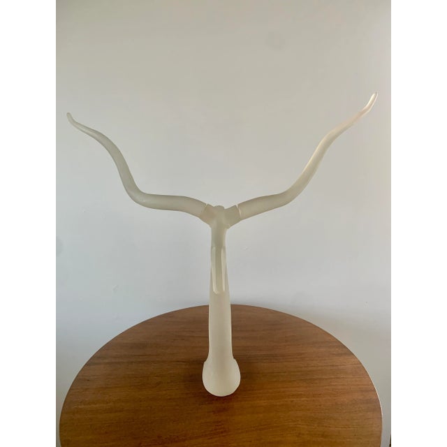 Mid-Century Lucite Ram’s Head Sculpture For Sale - Image 13 of 13