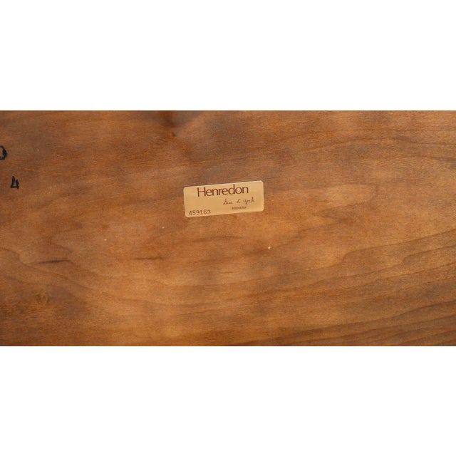 1950s Henredon English Style Walnut Coffee Table For Sale - Image 17 of 18