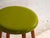 Vintage Wooden Stool with Round Seat, 1950 For Sale - Image 6 of 7