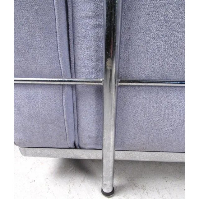 Mid-Century Modern Le Corbusier Style Lounge Chairs - a Pair For Sale In New York - Image 6 of 9