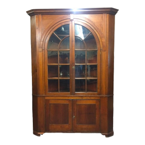 Antique Corner Cupboard, American Cherry Corner Cabinet