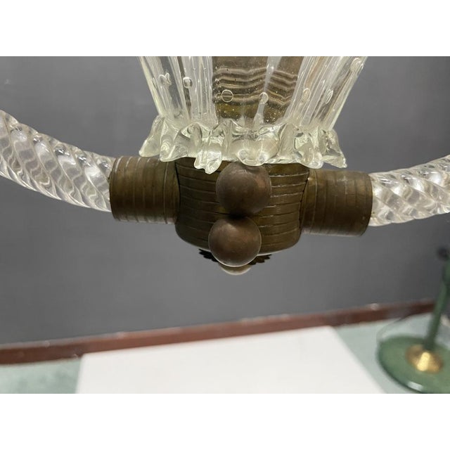 Murano Glass Pendant from Barovier, 1940s For Sale - Image 12 of 14