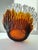 Amber Revontuli Bowl in Ice Glass by Tauno Wirkkala for Humppila, Finland, 1970s For Sale - Image 6 of 18
