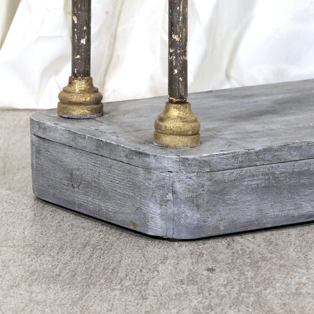 Bespoke French Industrial Artist's Shelf or Étagère With 19th Century Giltwood Fragments For Sale - Image 15 of 18