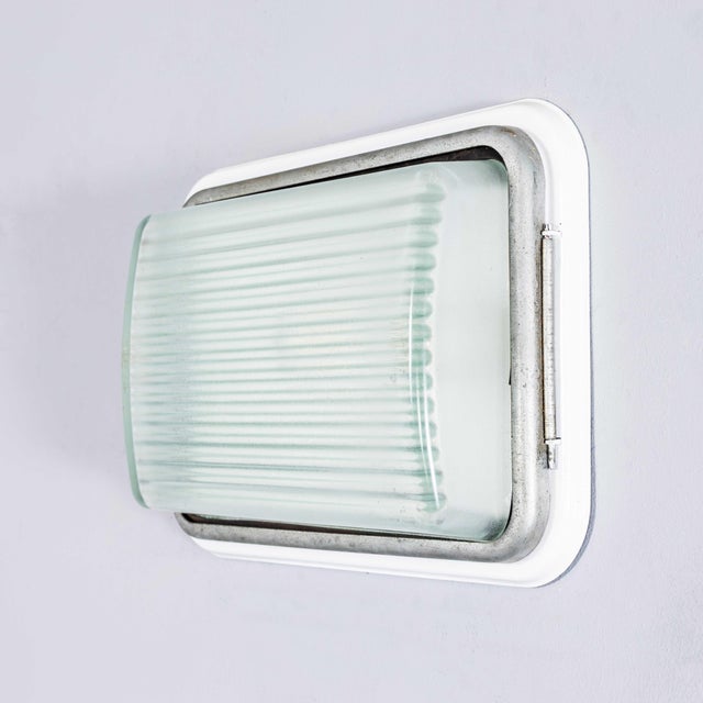 French Train Wall or Ceiling Lamp, 1940s For Sale - Image 12 of 18