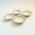 Ceramic Vintage Ruffled Rim Ceramic Bowls by Syracuse China Usa - Set of 4 For Sale - Image 7 of 12