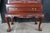 Late 20th Century Mahogany Chippendale Ball & Claw Curio Display Bookcase China Cabinet For Sale - Image 5 of 12