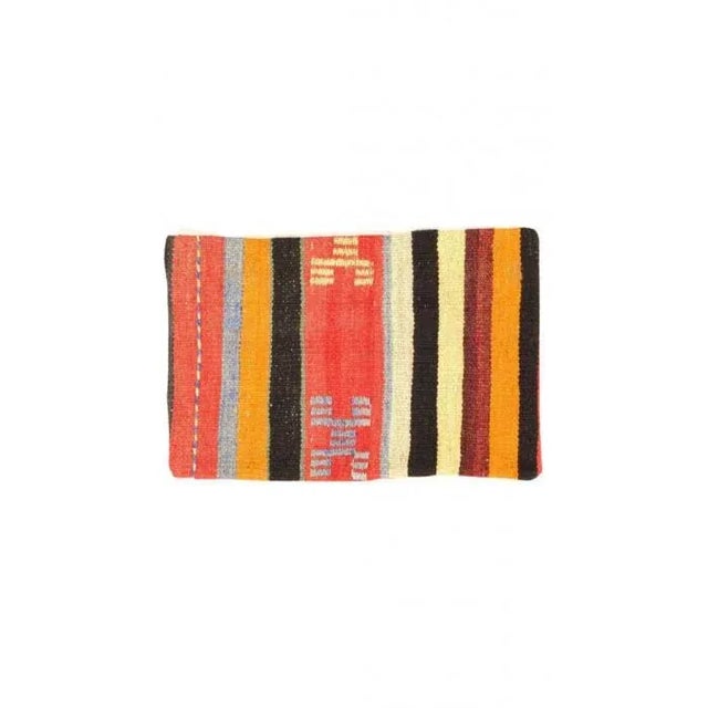 Traditional Vintage Hand Woven K40 Pillow 16" X 24" For Sale - Image 3 of 3