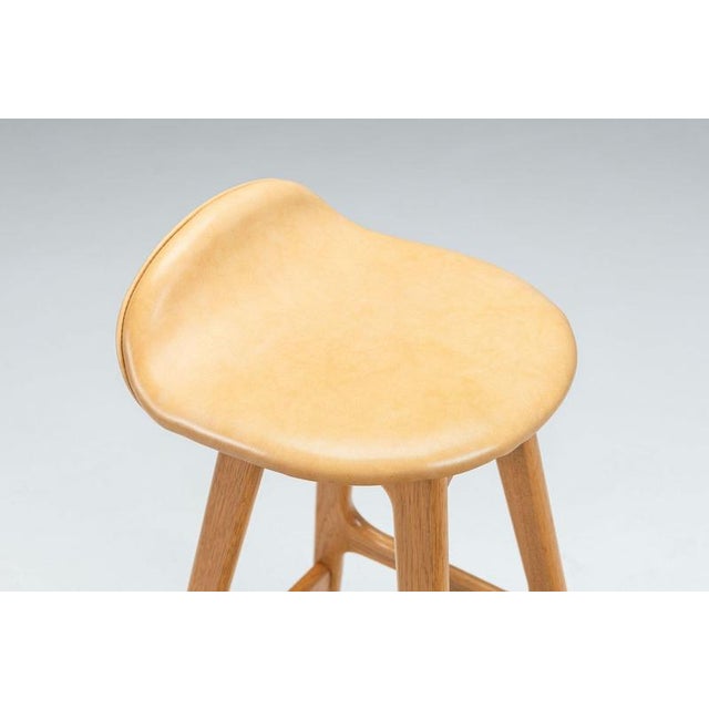 OD61 Bar Stools by Erik Buch for Oddense Møbler, Denmark, 1965, Set of 4 For Sale - Image 9 of 18