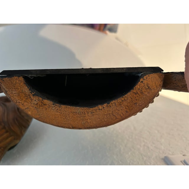 Wood Large Mid-Century Neoclassical Design Wood Wall Pockets, a Pair For Sale - Image 7 of 10