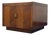 Lane Mid-Century Modern Walnut Side Table Cabinet For Sale