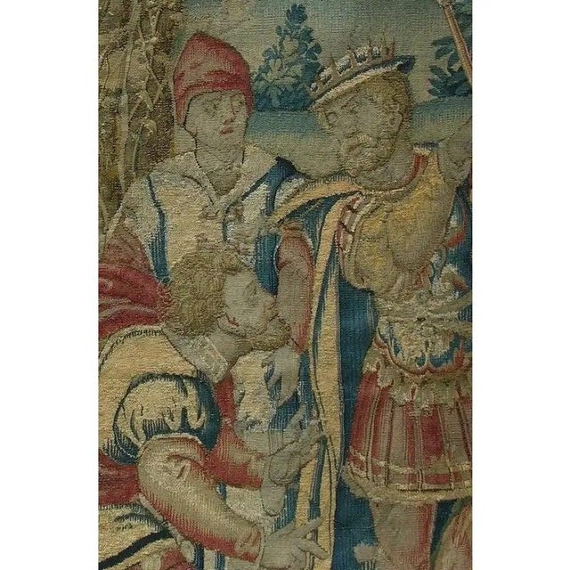Traditional 16th Century Antique Brussels Tapestry For Sale - Image 3 of 9